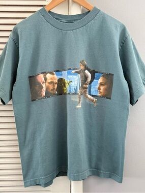 Vintage 90’s Star Wars Episode 1 Anakin Yoda Cast Movie Promo T-shirt Sz Small